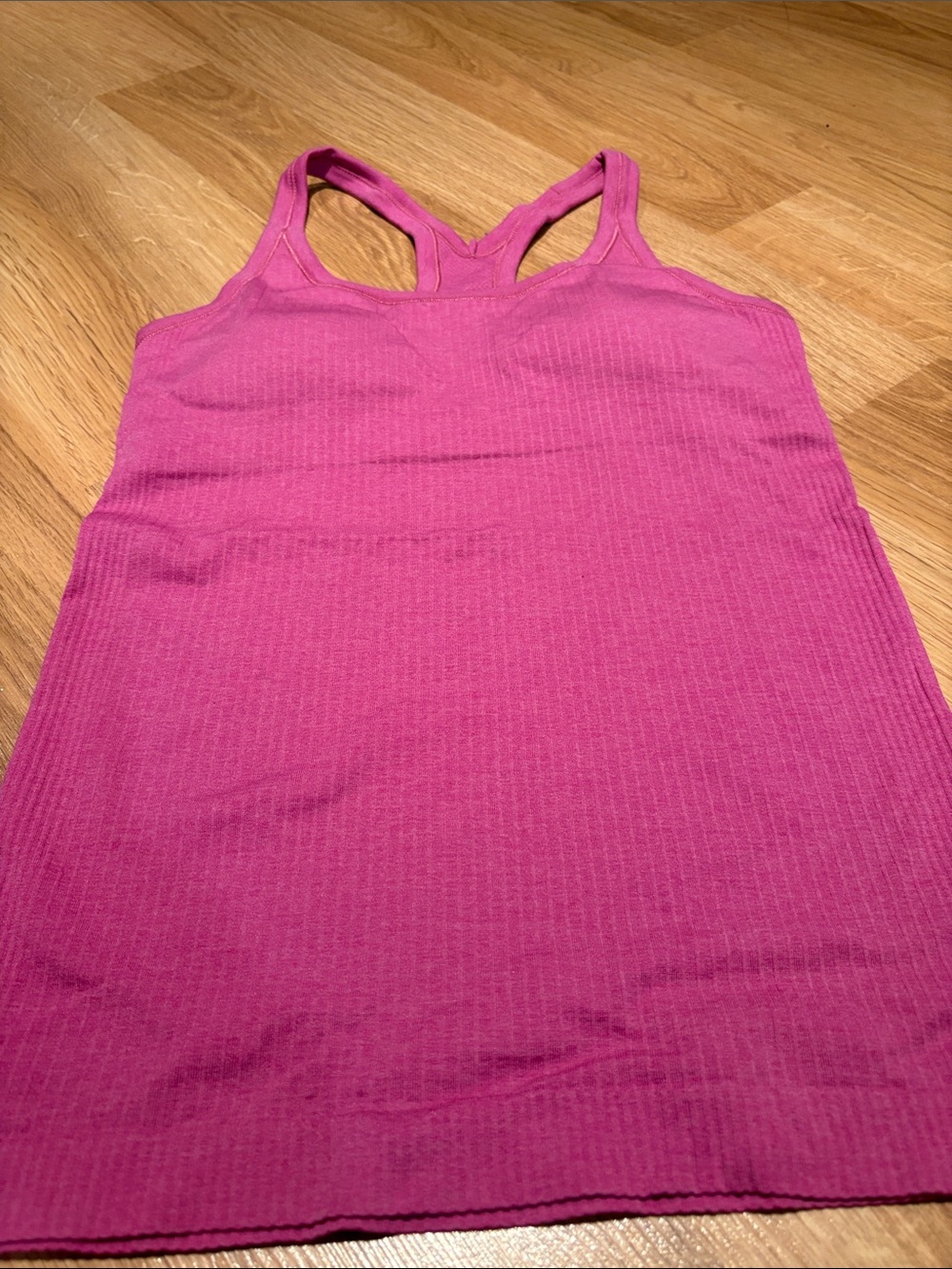 lululemon athletica Magenta Ribbed Racerback Tank